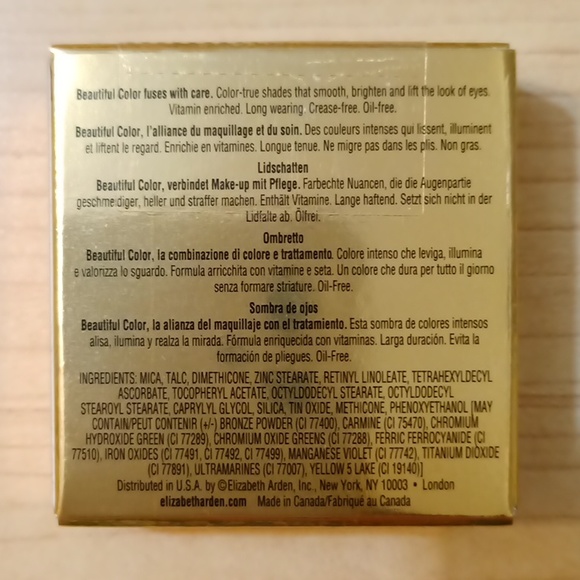 Elizabeth Arden Beautiful Color Eye Shadow Shimmering Emerald 18 - Picture 6 of 8